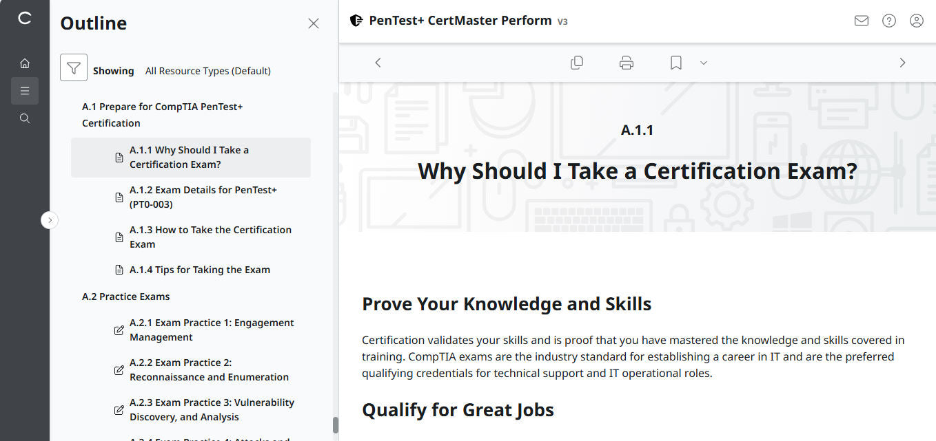 CompTIA PenTest+ CertMaster Perform PT0-003 (V3) ✅ Bestpreisgarantie