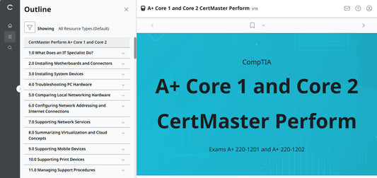 CertMaster Practice für CompTIA A+ Core 1 (220-1101) – (25 % Rabatt)