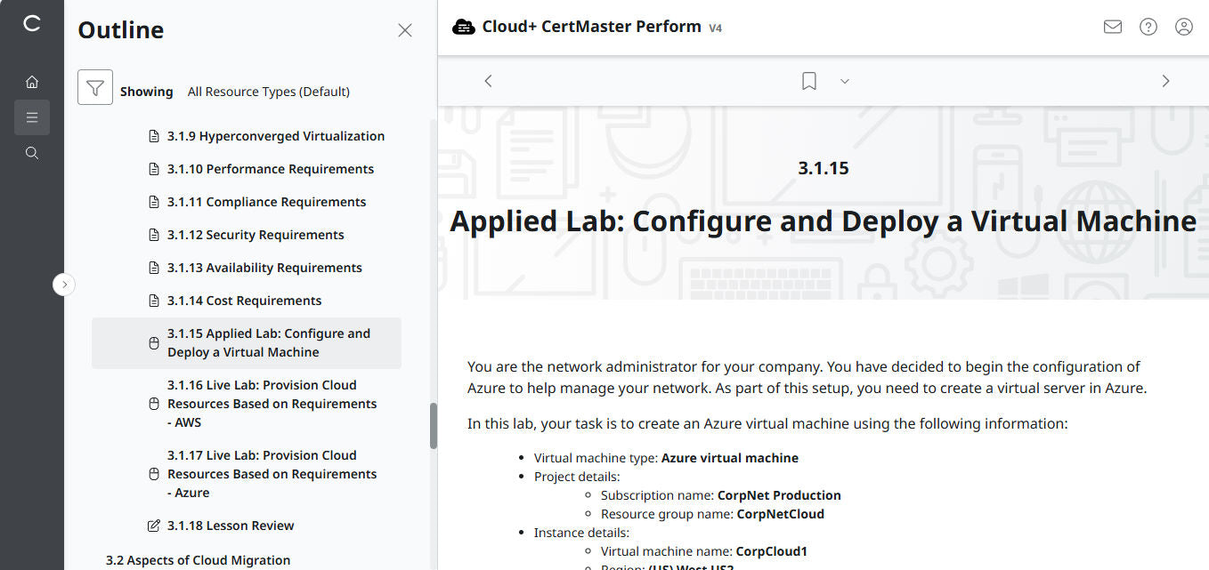 CompTIA Cloud+ CV0-004 eLearning-Paket