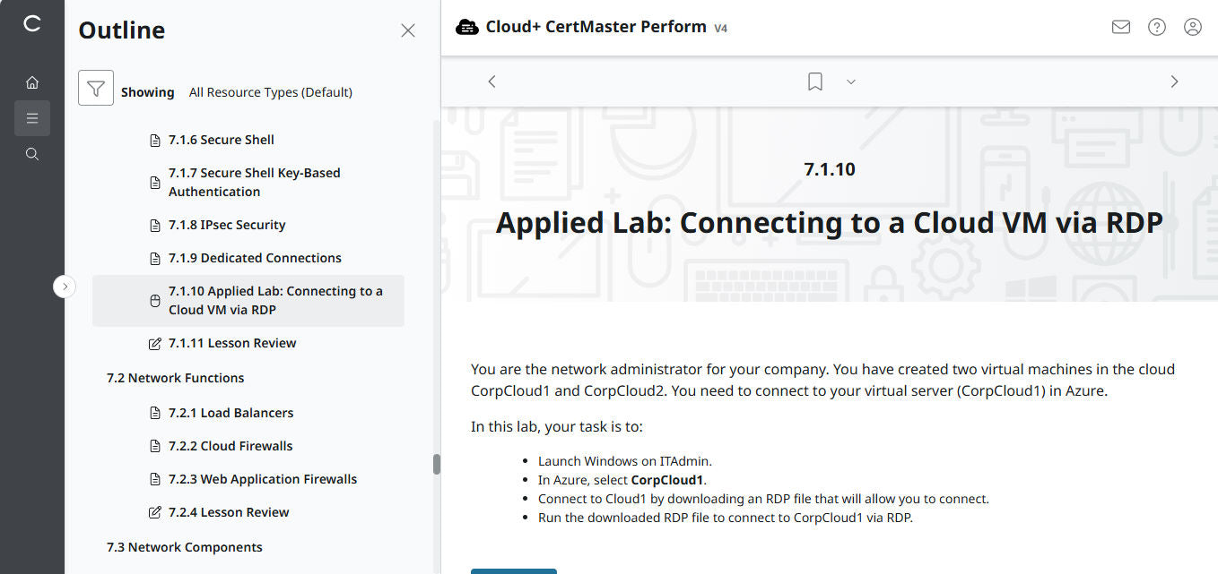 CompTIA Cloud+ CV0-004 eLearning-Paket