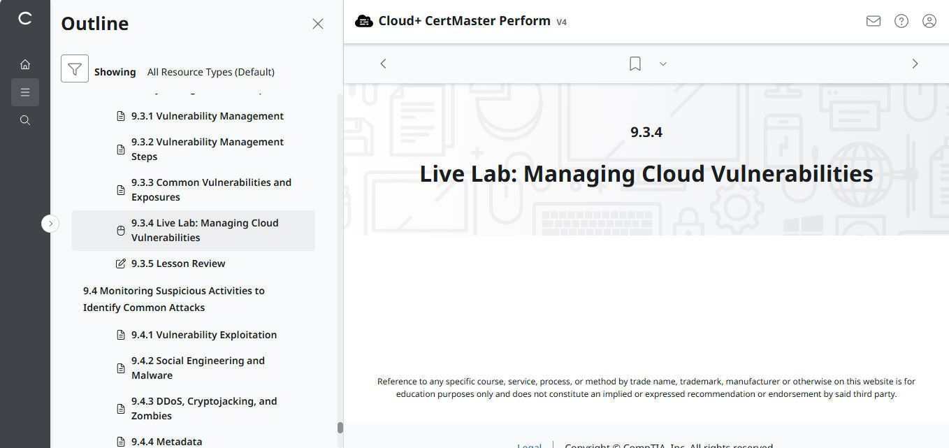 CompTIA Cloud+ CV0-004 eLearning-Paket
