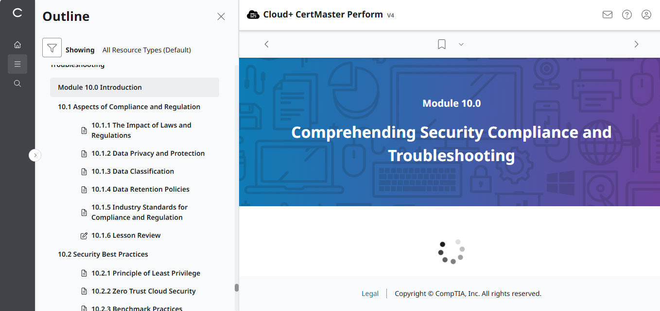 CompTIA Cloud+ CV0-004 eLearning-Paket