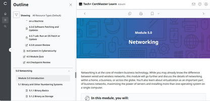CertMaster Learn Tech+ (V6)  - FC0-U71  (2 Months)