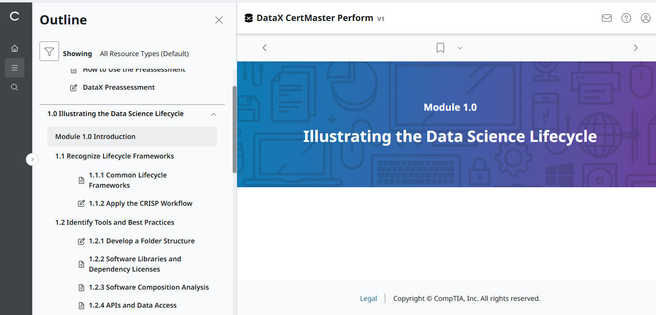 CompTIA DataX CertMaster Perform (V1) ✅ Bestpreisgarantie 