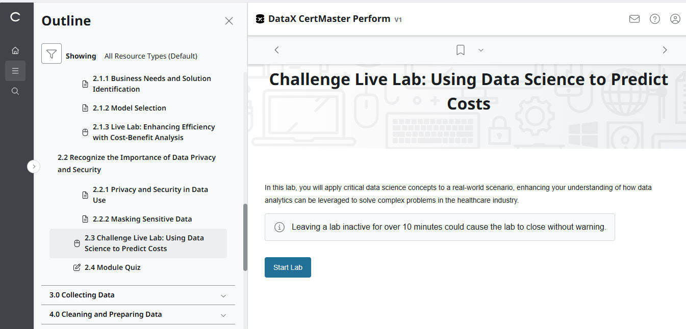 CompTIA DataX CertMaster Perform (V1) ✅ Bestpreisgarantie 