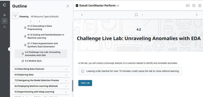CompTIA DataX CertMaster Perform (V1) ✅ Bestpreisgarantie 