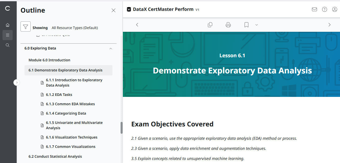 CompTIA DataX CertMaster Perform (V1) ✅ Bestpreisgarantie 