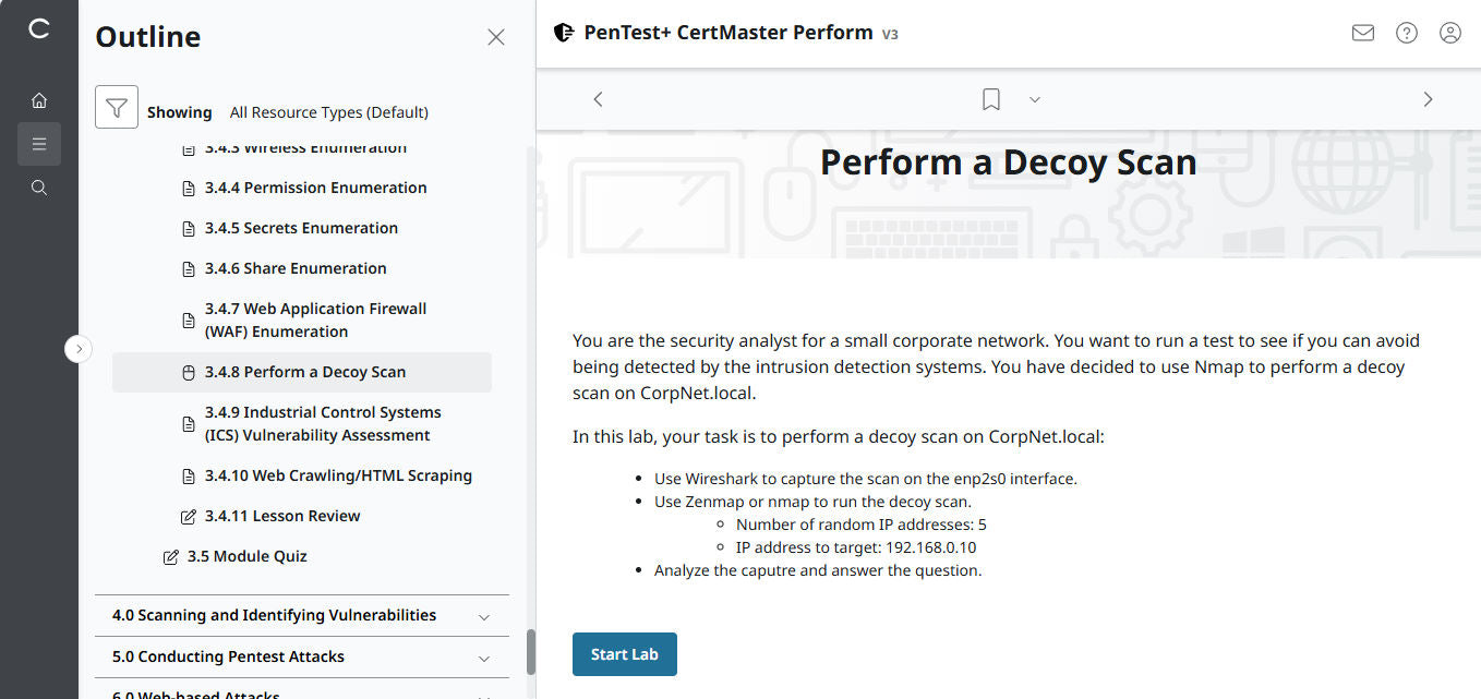 CertMaster Perform  CompTIA PenTest+ PT0-003 (V3)