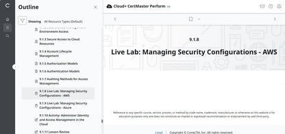 CompTIA Cloud+ CertMaster Perform (CV0-004)